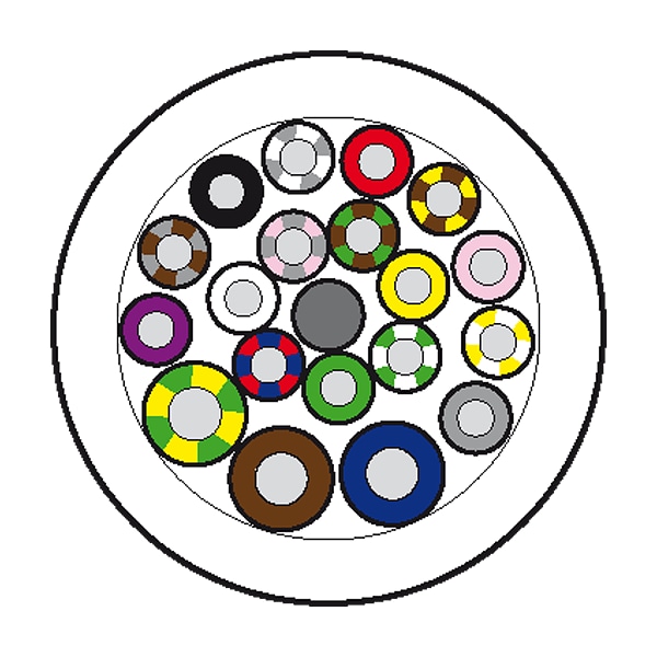 Murrelektronik Mail Cable, 300V, 15A 8000-00000-4525000 - main